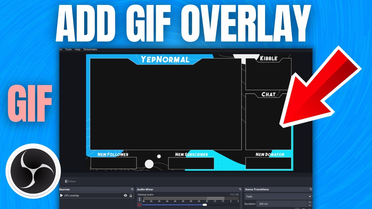 How to Use GIFs in OBS as Overlays (Step-by-Step) - YouTube