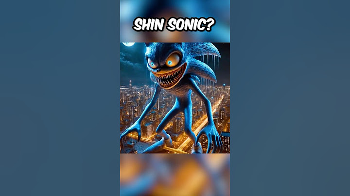 Shin Sonic en la Escuela 😨😱