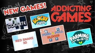 New Releases at Addicting Games! Blocky Cats, Cognite, Red Snake 3D, Push Pull Blocks  + More! screenshot 1