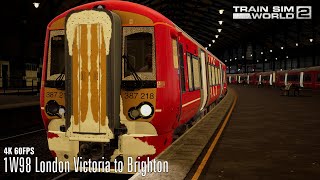 1W98 London Victoria to Brighton - London Commuter - Class 387 - Train Sim World 2