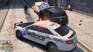 Police Convay Is Under Attack In Gta 5 LSPDFR 2024
