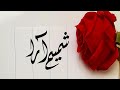 Shamim Aara name's Calligraphy video #Calligraphy #Calligrapher #viral #duet #name #video #swag