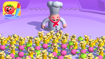 Max Level Fruit Rush‬ ​​- Gameplay All Boss Levels Clear Android,Ios