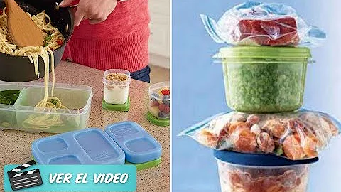 Como guardar restos de comida?