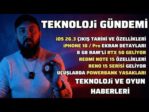 iOS 26.3 Features, iPhone 18 Screen Details, RTX 50 Cards with Low RAM! Technology News 5
