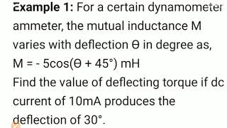 Elect. Meas. Lec 24: Electrodynamometer type instrument (Part 03)