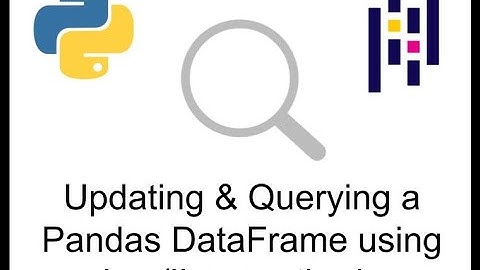 Updating and Querying a Pandas DataFrame using Loc/ILoc methods