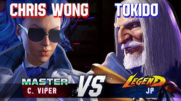 SF6 ▰ CHRIS WONG (C.Viper) vs TOKIDO (JP) ▰ High Level Gameplay