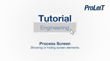 ProLeiT Tutorial - Process Screens - Showing or hiding screen elements