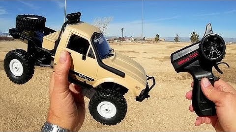 WPL C14 Hercules 1/16 Scale 4WD Truck Test Drive Review