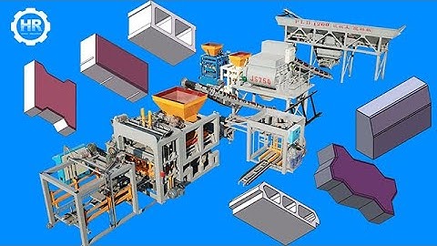 Multi-purpose automatic hydraulic concrete block pavement paving brick making machine line