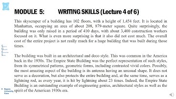 CIE Module 5 Lecture 4