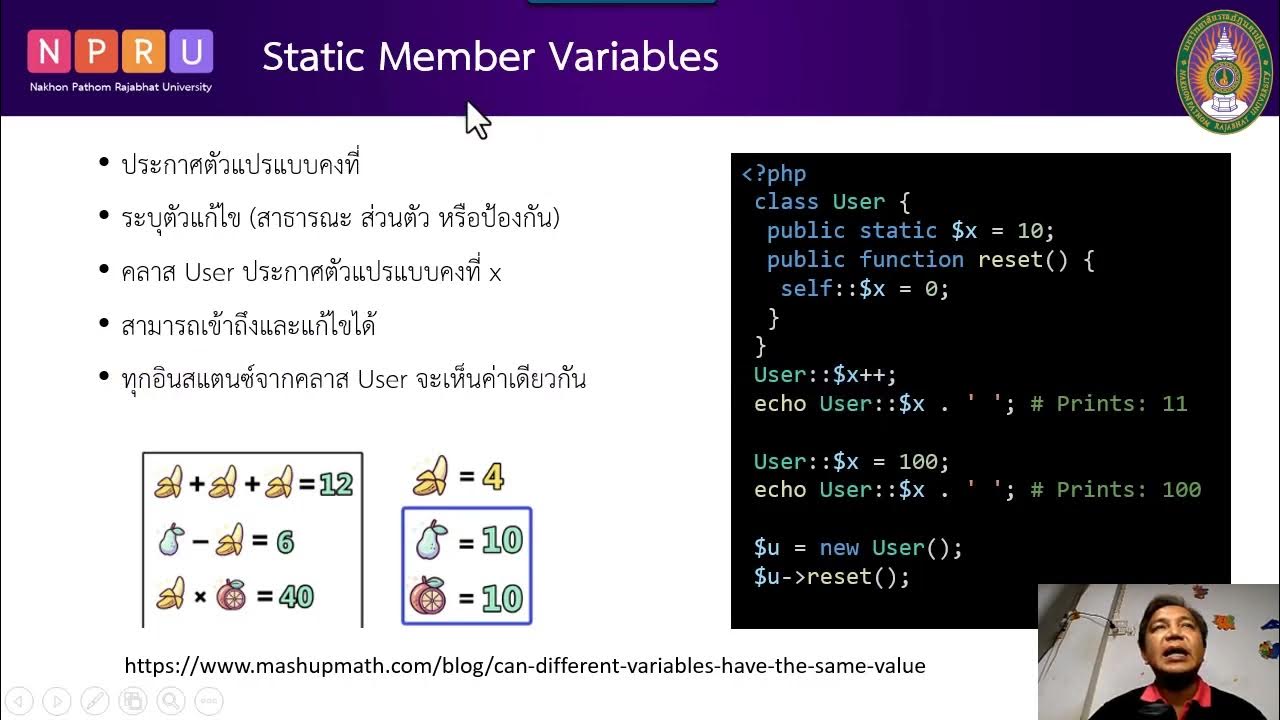 Static Variables and Methods - YouTube