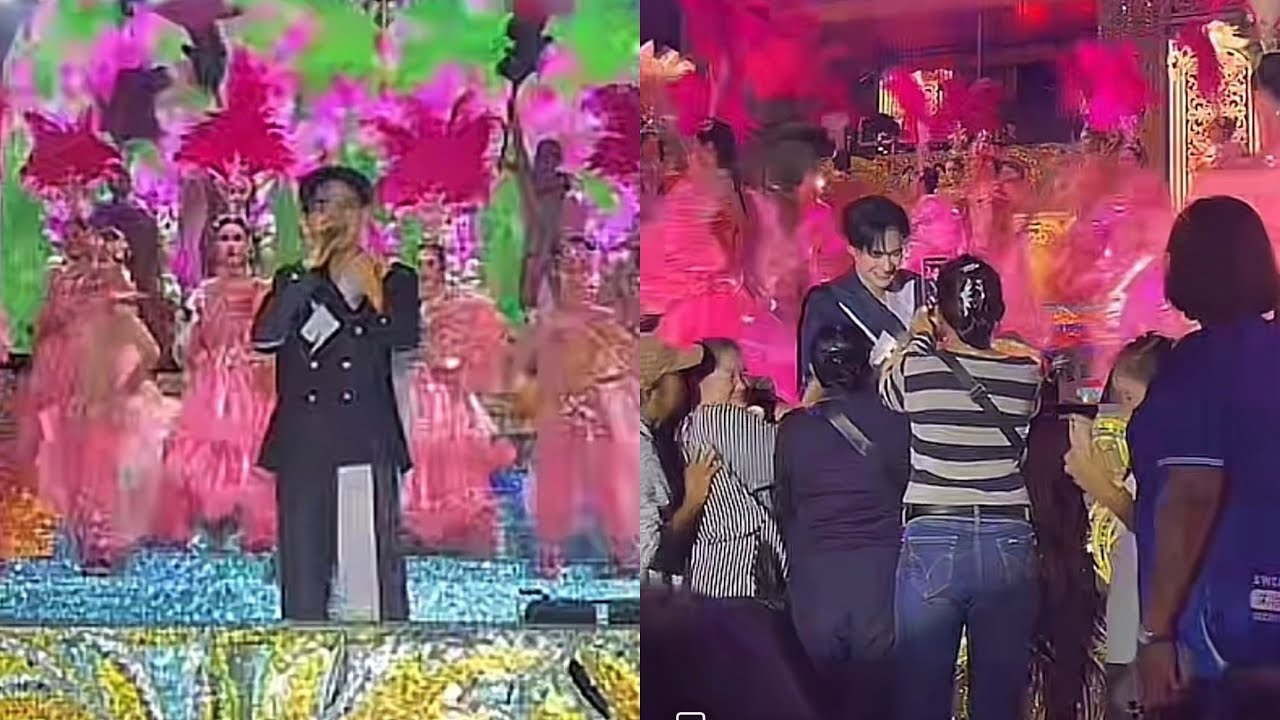 ดอกกระเจียวบาน หวานฉ่ำ “พระเอกเสียงอ้อน ท็อปนรากร” กำลังใจหน้าเวที บุรีรัมย์ ￼