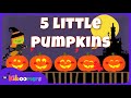 Five Little Pumpkins Sitting On a Gate | Halloween Songs for Kids | Pumpkin Song | The Kiboomers