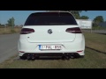 golf7R ipe exhaust vs normal