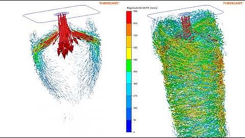 Electromagnetic Stirring simulation during Continuous Casting - THERCAST®