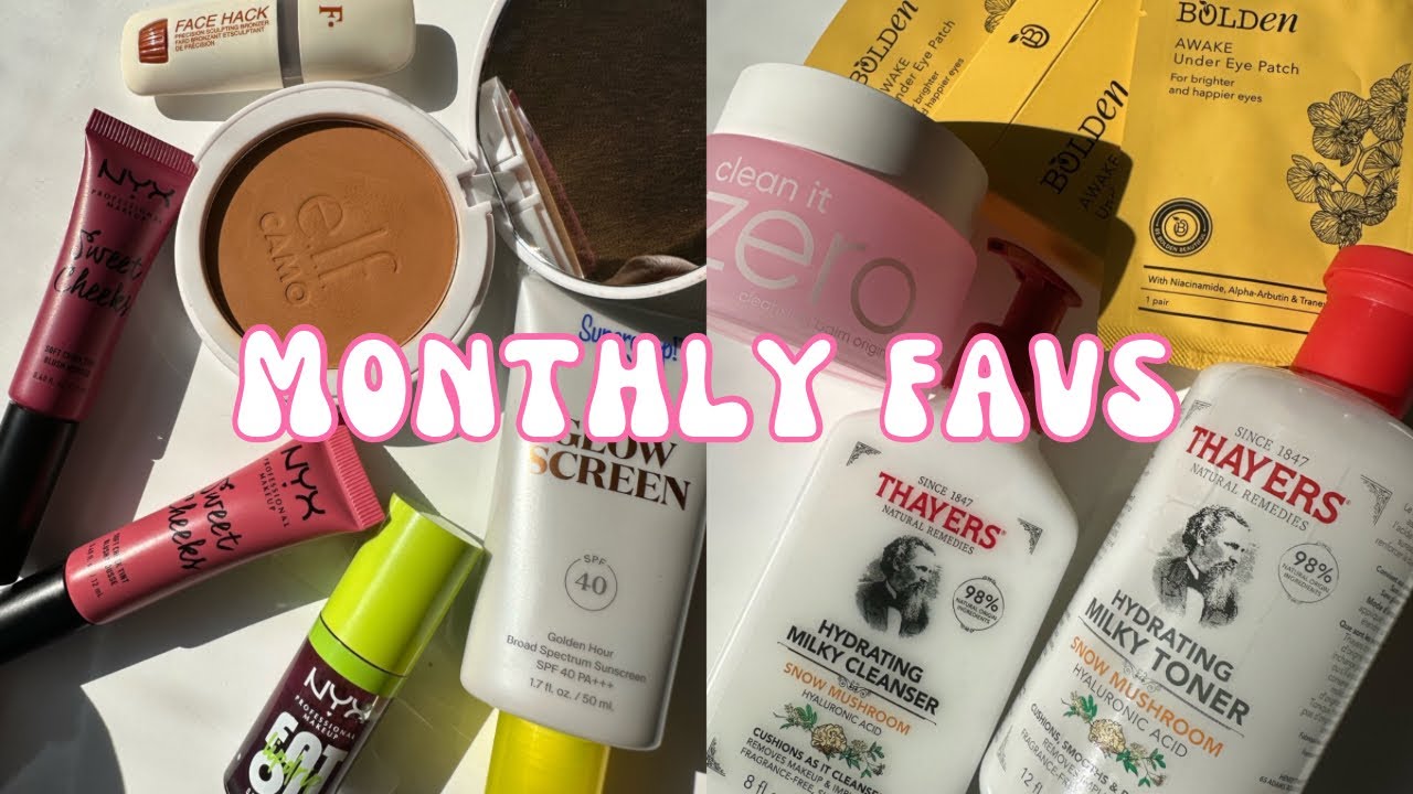 May favs ✨ beauty, skincare, + self care!