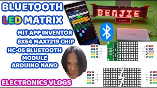 LED Dot Matrix Scrolling Text