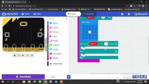 การสุ่มลูกเต๋า (Random dice) ด้วยโปรแกรม Microbit