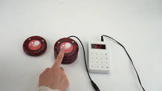 How to change the ID of the pager and power off all pagers of TD158 pager system