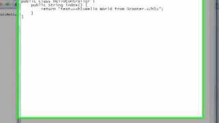Scooter Framework: Hello World