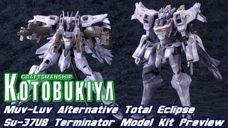 Kotobukiya Muv-Luv Alternative Total Eclipse Su-37UB Terminator Model Kit Preview