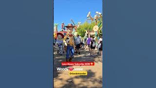 Woody and Jessie at Toy Story Land  #shorts #disneyworld #fun #woody #hollywoodstudios #fyp