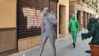 The Aliens respect bushman, they go about their business: Bushman Prank