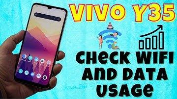 Vivo Y35  Check Wifi and Data Usage || Data usage setting || How to check daily data usage