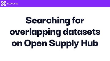 How to Search Overlapping Datasets