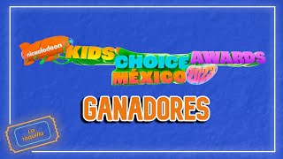Full list of WINNERS for the 2023 KIDS' CHOICE AWARDS MÉXICO (KCA)