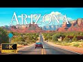 FLYING OVER ARIZONA (4K Video UHD) - Relaxing Music With Beautiful Nature Video For Stress Relief