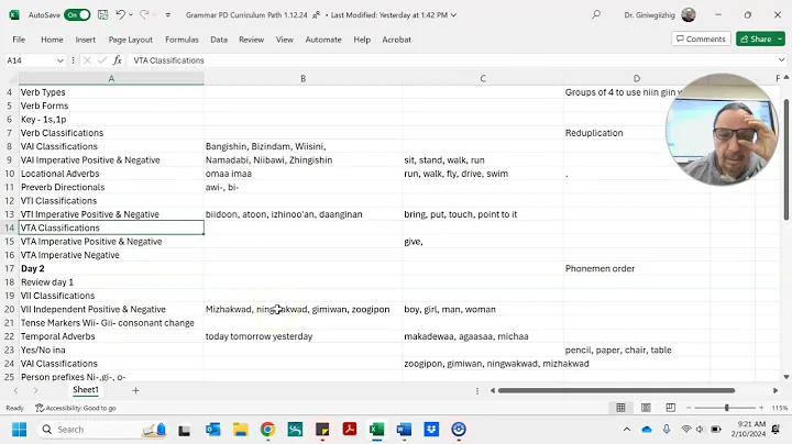 Ojibwe Grammar Crash Course 2