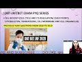 DBT-JRF CELL BIOLOGY QUESTIONS||CELL DIVISION AND ITS REGULATION||CHECK-POINTS||BET||CSIR-NET||GATE