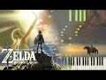 The legend of zelda breath of the wild  nintendo switch 2017 trailer music  piano synthesia