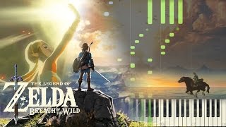 The Legend of Zelda: Breath of the Wild - Nintendo Switch 2017 Trailer Music - Piano (Synthesia) chords