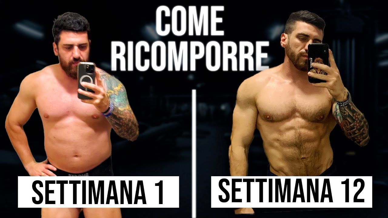 Come perdere grasso e far crescere i muscoli (guida pratica alla RICOMPOSIZIONE CORPOREA)