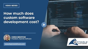 How much does custom software development cost? | Keyhole Software