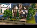 I Built a Dreamy Tudor Cottage in The Sims 4 🏡| Relaxing Speed Build | ASMR | No CC