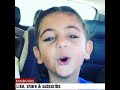أجمل طفلة لون عينيهامش عادية تغني لعمرو دياب يتعلموا