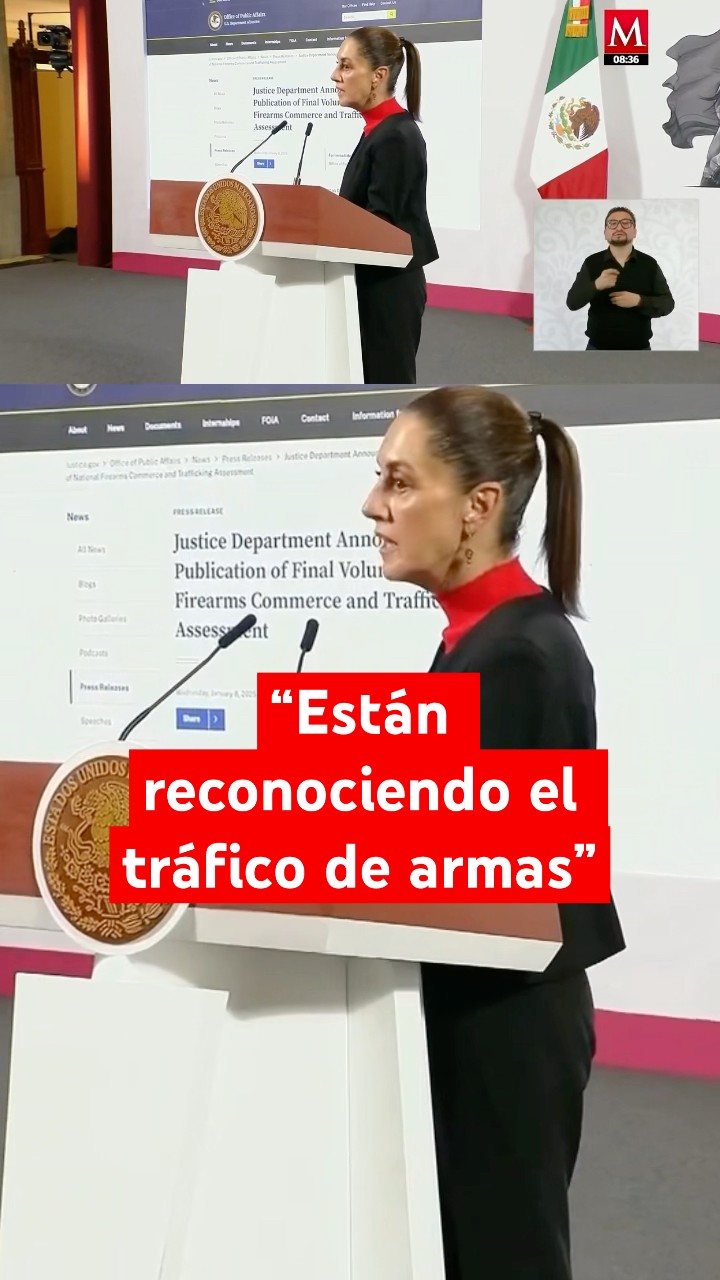 Departamento de Justicia de EU reconoce tráfico de armas a México #shorts