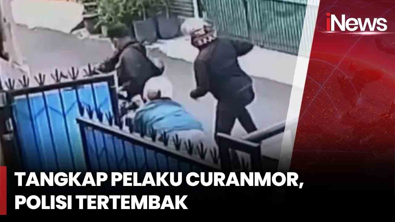 Detik-Detik Polisi Ditembak Pelaku Curanmor saat Penyergapan di Cengkareng - iNews Room 15/11