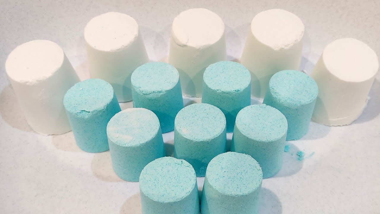 Baking Soda Crushing, Shaving and Sifting 💙 ASMR YouTube