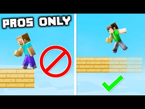 13 Things Only Pro Players Can Do In Minecraft!