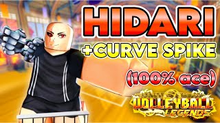 Hidari Curve Spike Is The Most Evil Combo In Volleyball Legends.