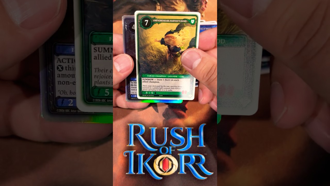 2 packs, 2 ultra rares?! Luminary Strike from Rush of Ikorr starting strong! #upperdeck #tcg #games