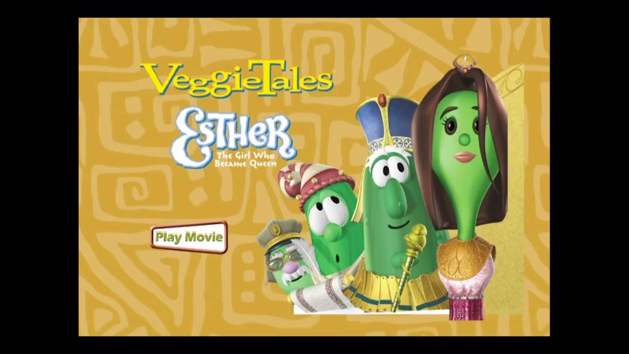 VeggieTales: Esther the Girl Who Became Queen 2007 Viva Video DVD Menu Walkthrough 