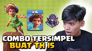 TROOPS BARU TERLALU RUSAK! Root Rider TH 15 - COC Indonesia