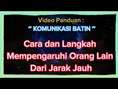 Panduan Singkat Mempengaruhi